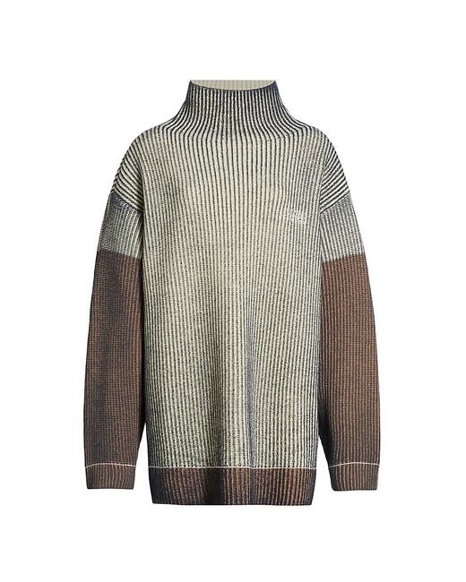 Mm6 Maison Margiela Virgin Wool-Blend Tunic Sweater