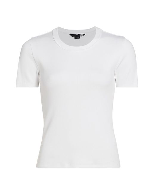 Veronica Beard Pruitt Ribbed Blend T-Shirt