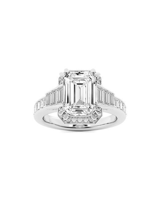 Saks Fifth Avenue Collection 18K 3.8 TCW Lab-Grown Diamond Engagement Ring