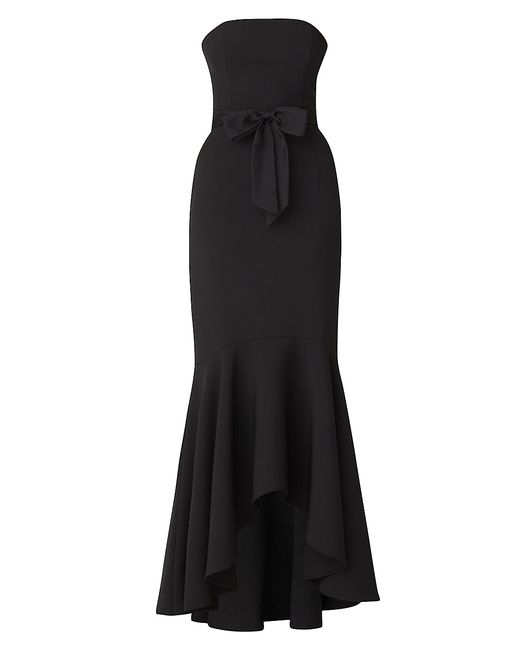 Shoshanna Diana Strapless High-Low Gown
