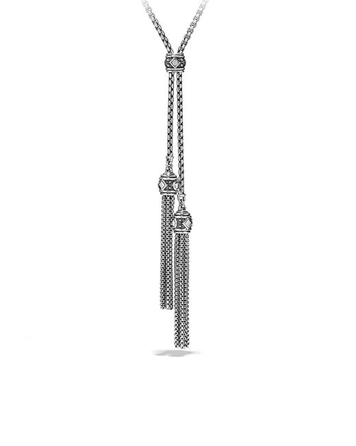 David Yurman Renaissance Tassel Necklace with Diamonds