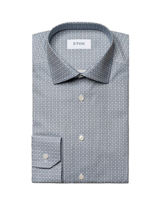 Eton Contemporary-Fit Geometric Dress Shirt