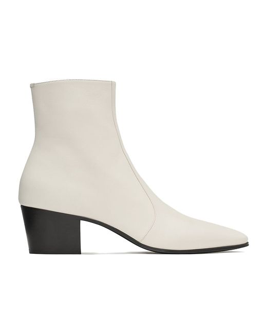Saint Laurent Vassili Zipped Boots In Smooth Leather