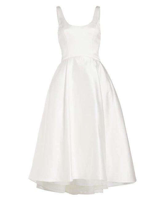 Amsale Duchesse High-Low Bridal Dress