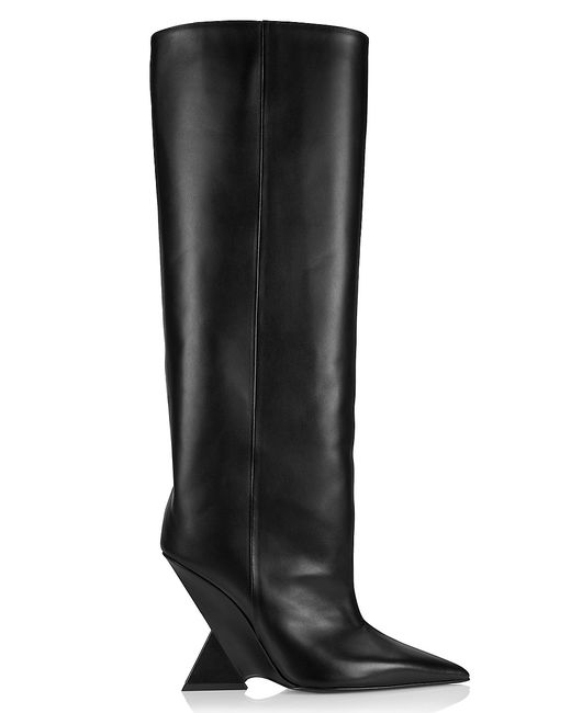 Attico Cheope 105MM Leather Knee-High Boots