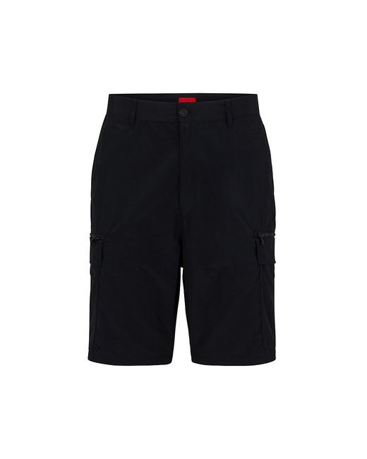 Hugo Boss Regular-Fit Cargo Shorts In Recycled Material