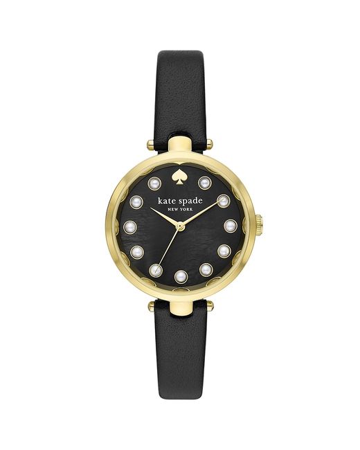 Kate Spade New York Holland Goldtone Stainless Steel Mother-Of-Pearl Strap Watch/34MM