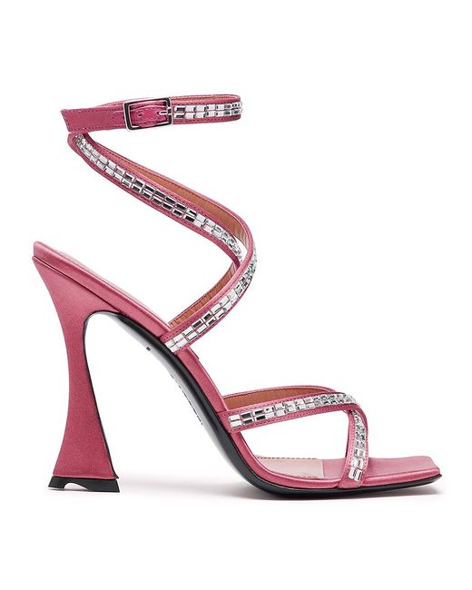 D'Accori Carre 100MM Embellished Strappy Sandals