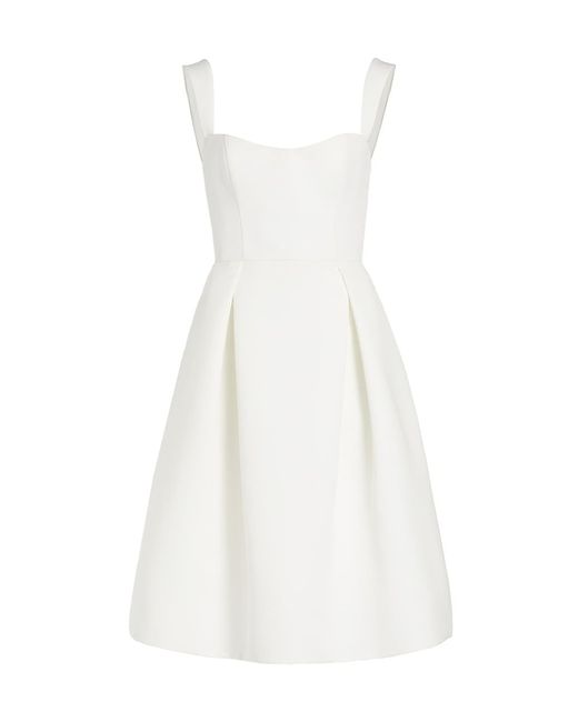 Amsale Faille Knee-Length Bridal Dress