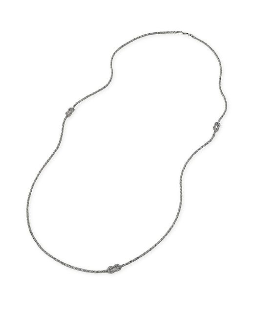 John Hardy Classic Chain Love Knot Sterling Necklace