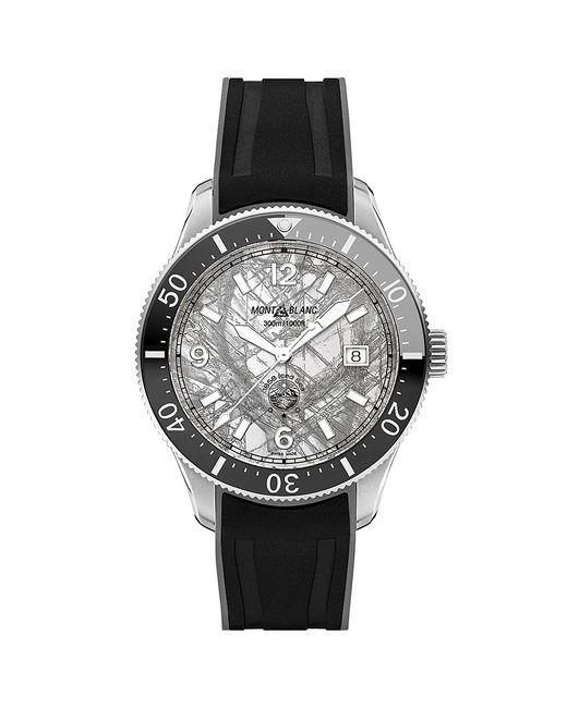 Montblanc 1858 Iced Sea Rubber Watch/41MM