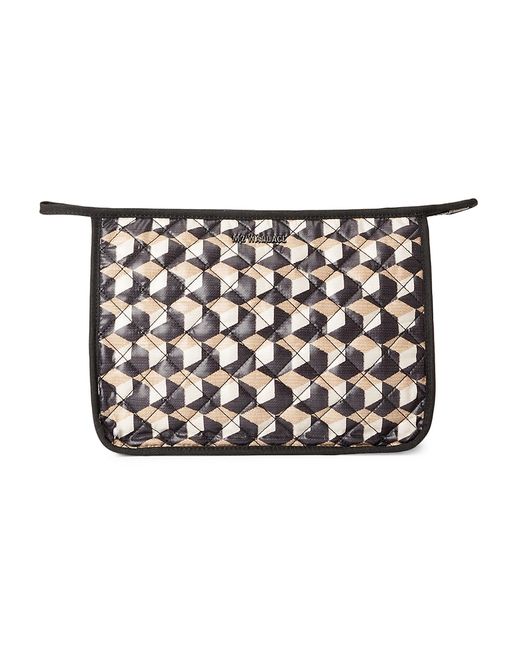 MZ Wallace Metro Geometric-Print Quilted Clutch