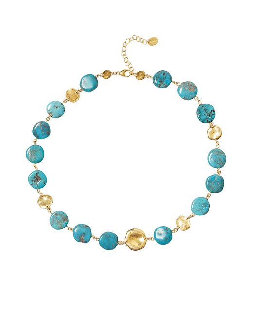 Chanluu 18K-Gold-Plated Disc Necklace