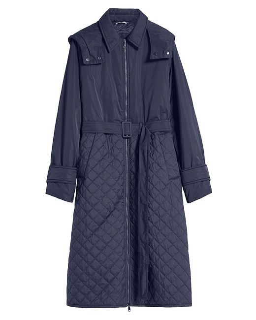 Weekend Max Mara Quilted Belted Raincoat
