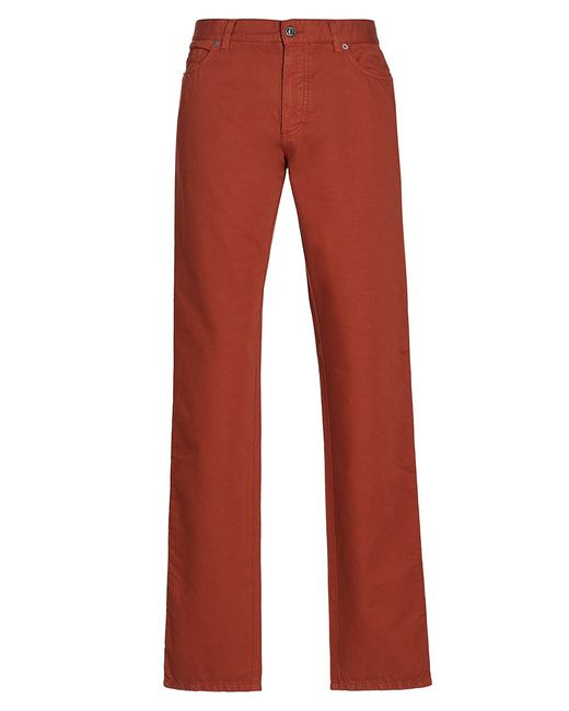 Z Zegna Garment-Dyed Five-Pocket Pants