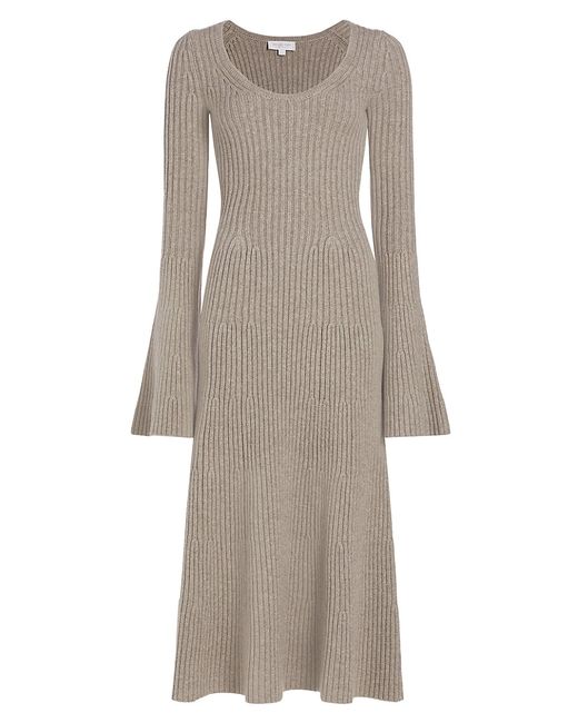 Michael Kors Collection Bell-Sleeve A-Line Dress