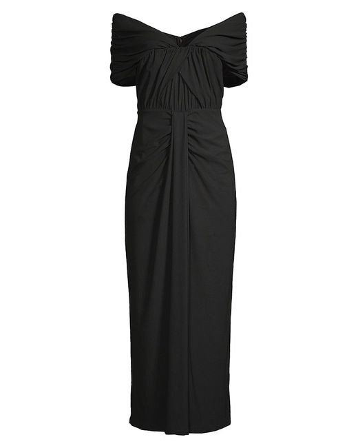 One33 Social Off-The-Shoulder Draped Gown