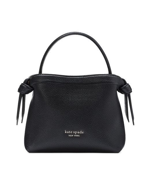 Kate Spade New York Knott Mini Pebbled Top Handle Bag