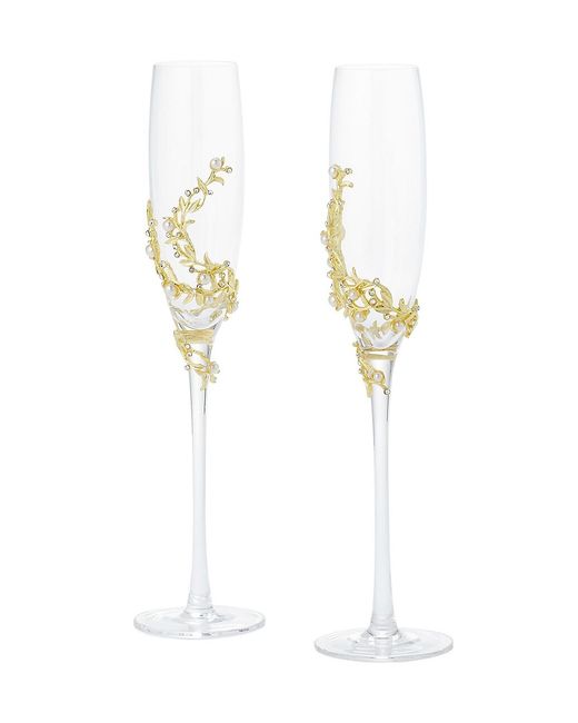 Olivia Riegel Eleanor 2-Piece Champagne Flutes Set