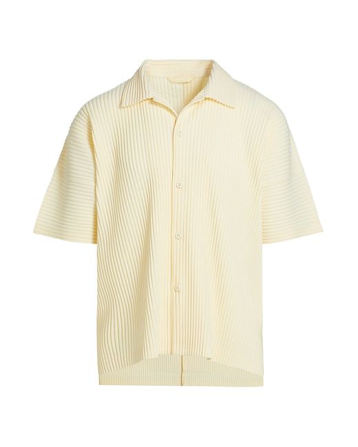 Homme Pliss Issey Miyake July Button-Front Pleated Shirt
