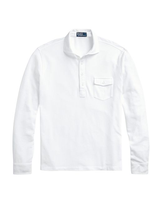 Polo Ralph Lauren Mesh Long Sleeve Polo Shirt