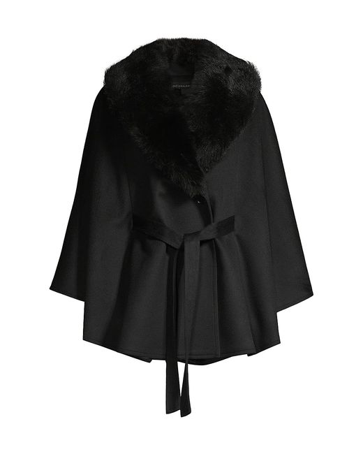 Sofia Cashmere Collar Wrap Belted Coat