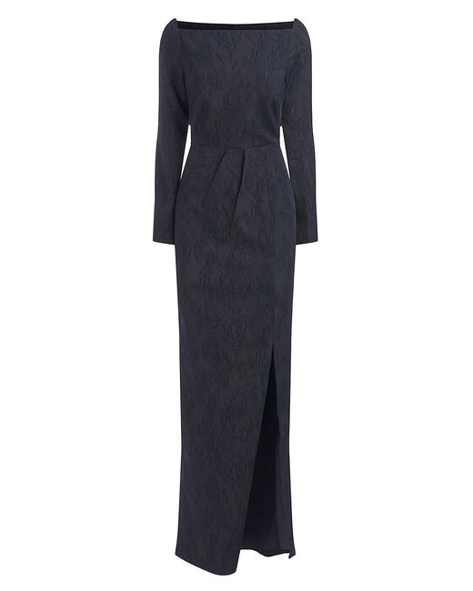 Kay Unger Jude Jacquard Column Gown