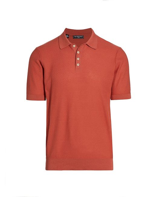 Saks Fifth Avenue Slim-Fit Knit Polo Shirt