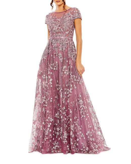 Mac Duggal Beaded Embroidered Gown
