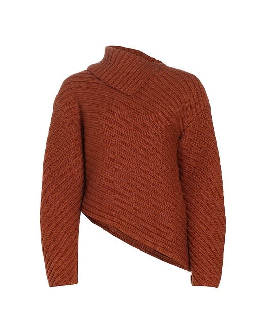 Staud Engrave Asymmetric Sweater