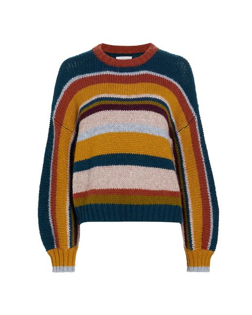 Velvet by Graham & Spencer Samara Alpaca-Blend Striped Sweater