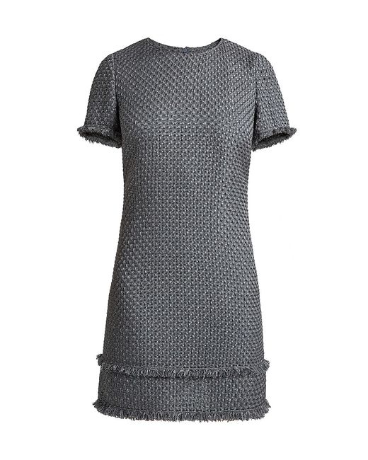 Santorelli Short-Sleeve Shift Dress
