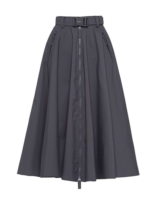 Prada Technical Fabric Midi-skirt
