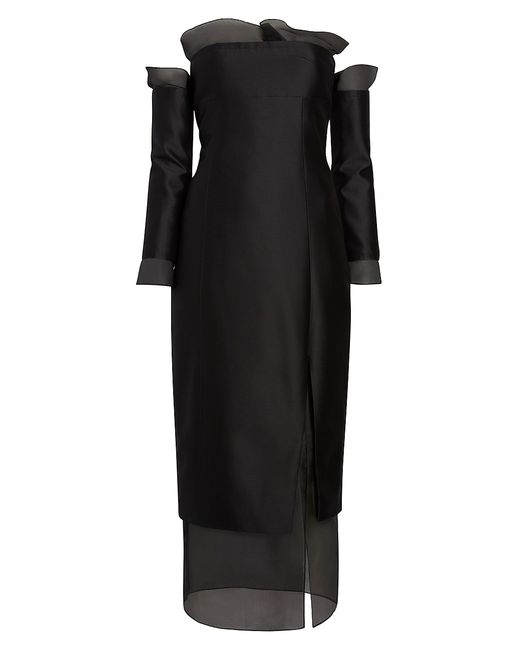 Rosie Assoulin Sleeve Me Alone Midi-Dress