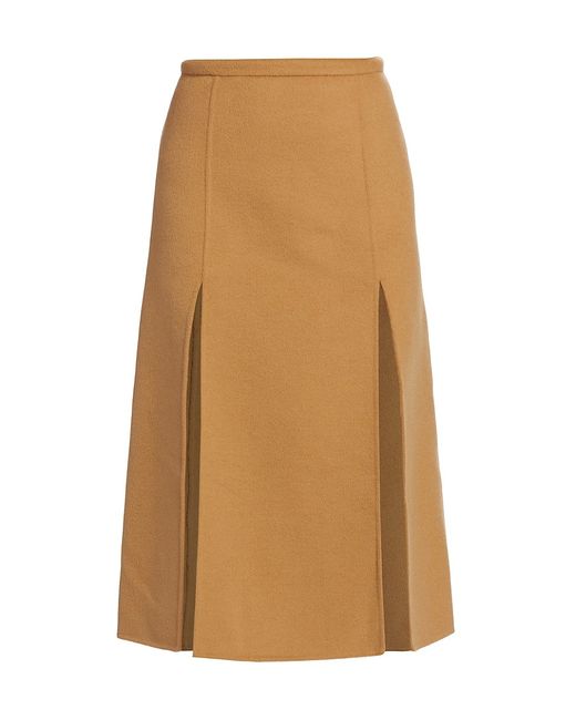 Michael Kors Collection Front-Slit A-Line Skirt