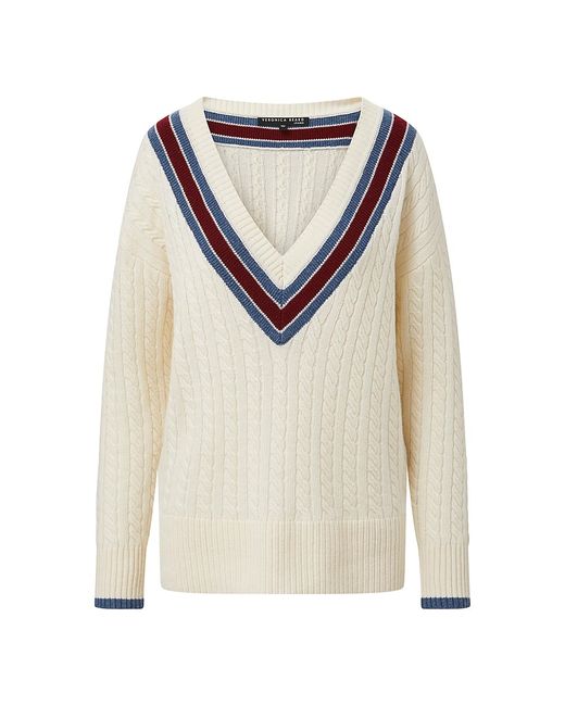 Veronica Beard Sibley Blend Cable-Knit Sweater