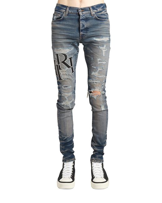Amiri D-Staggered Skinny Jeans