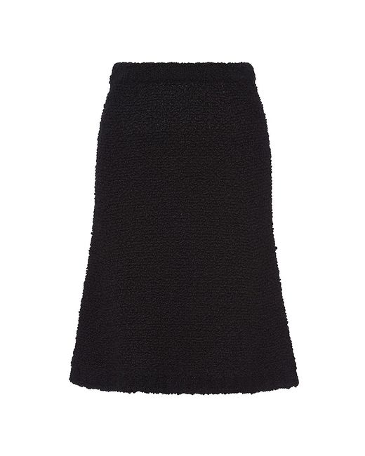 Prada Bouclé Mohair Knit Skirt
