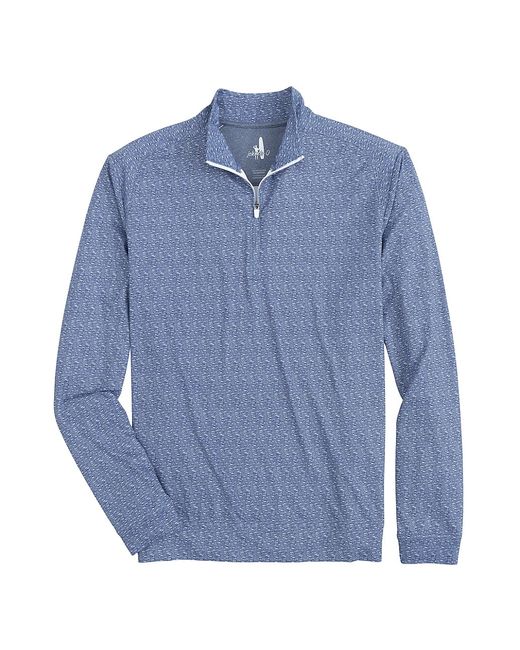 Johnnie O Brunswick Abstract Half-Zip Sweatshirt