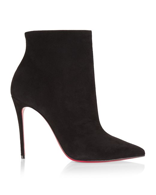 Christian Louboutin So Kate 100 Suede Booties