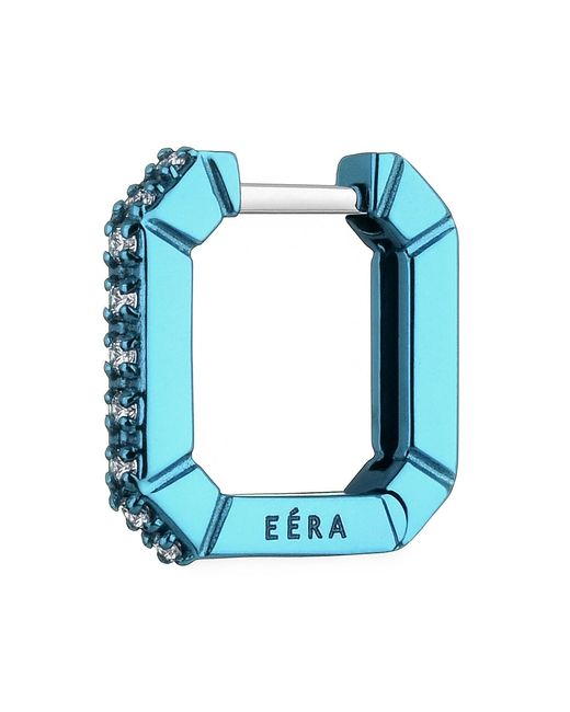 Eéra Mini Candy 18K 0.0765 TCW Diamond Geometric Hoop Earring