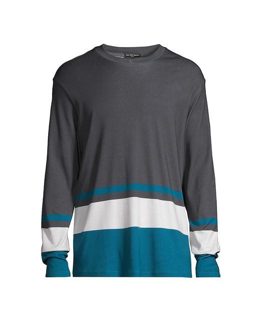 Saks Fifth Avenue Slim-Fit Varsity Stripe Long-Sleeve T-Shirt