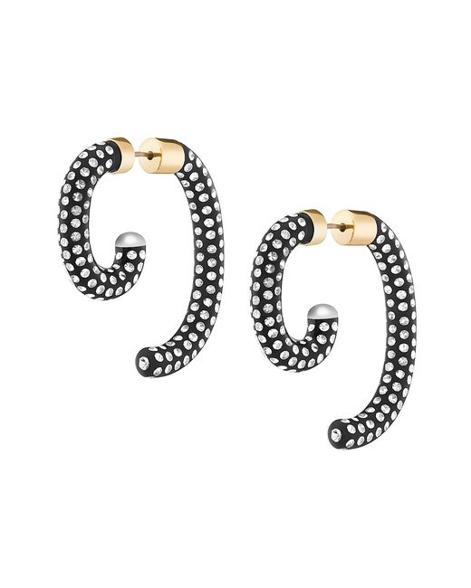 Demarson Luna 12K Gold-Plated Crystal Wraparound Earrings