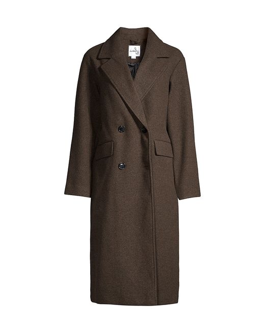 Sam Edelman Double-Breasted Long Coat