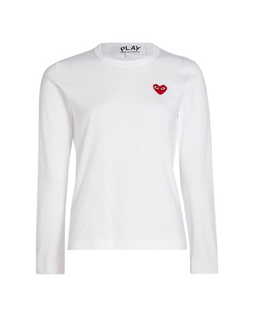 Comme Des Garçons Play Heart Logo Long-Sleeve T-Shirt