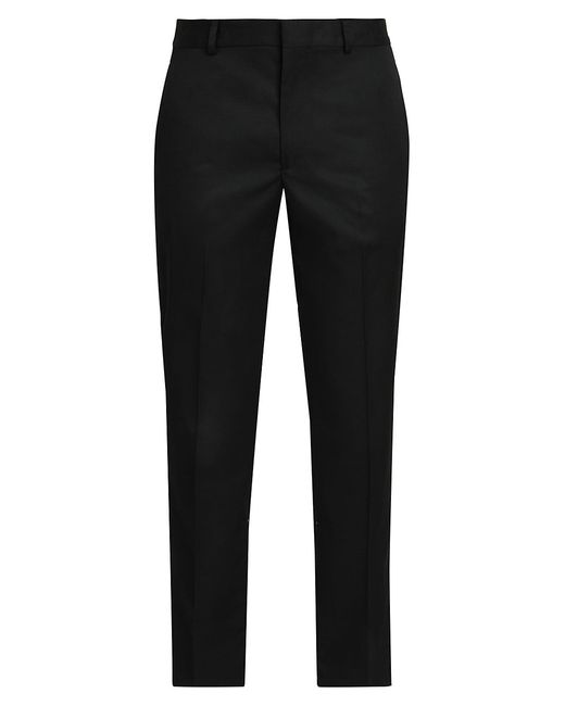 Off-White OW Zip-Cuff Wool Slim-Fit Trousers