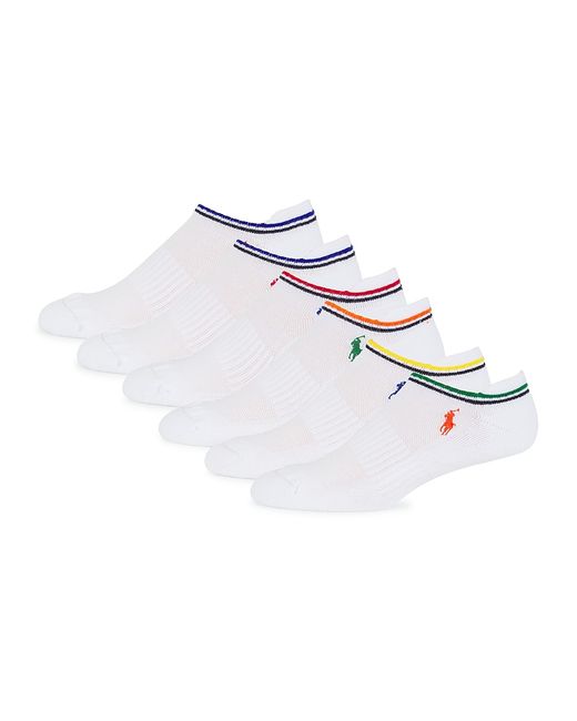 Polo Ralph Lauren 6-Pack Striped Ankle Socks
