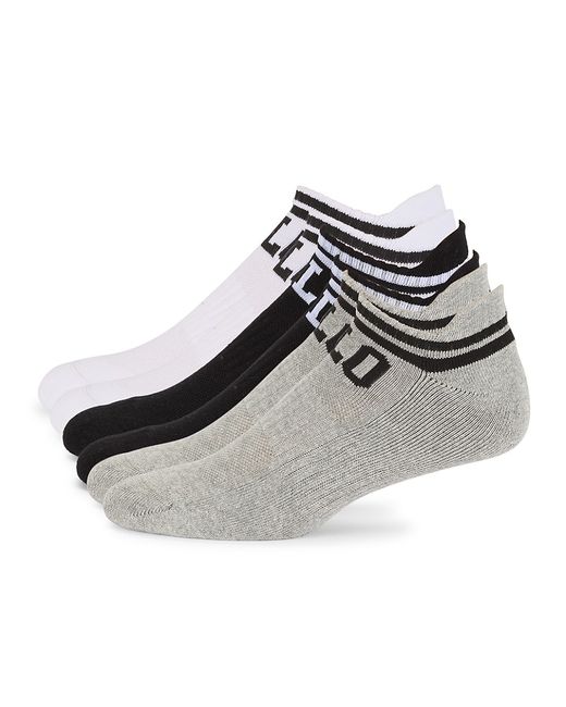 Polo Ralph Lauren 6-Pack Striped Logo Ankle Socks