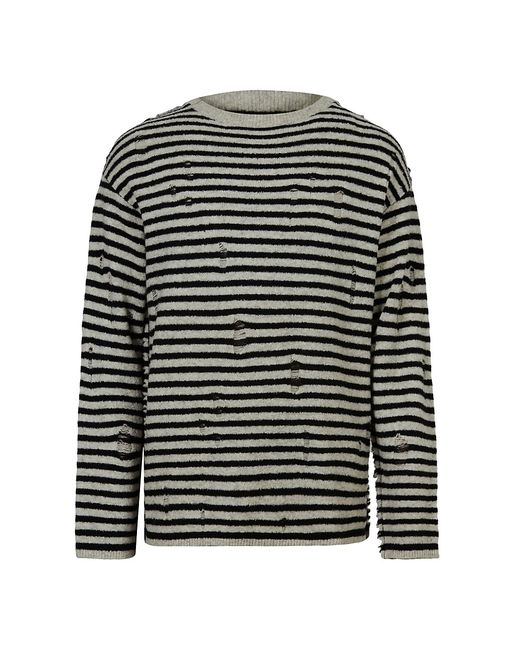 AllSaints Park Striped Wool-Blend Sweater