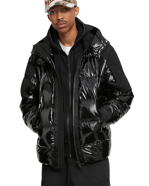 Moose Knuckles Wet Puffers Dugald Down Puffer Jacket